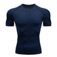 Men Compression T-shirt Short Sleeve fitness